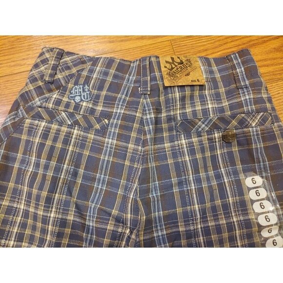 Micros Hometown in Los Angeles Boys Shorts Size 6 Navy Adjustable Waist Casual - Picture 8 of 11